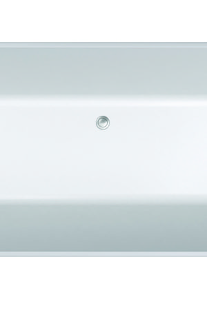 Decina Elinea freestanding bath, 1500 & 1790, white & white