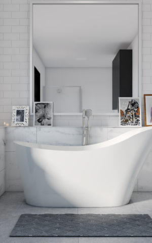 Decina Marcella freestanding bath, 1700