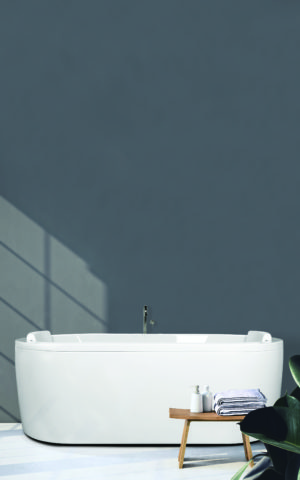 Decina Mintori Freestanding Bath, Gloss White finish, 1790mm