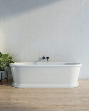 Oxford freestanding bath | Tap & Sink Contemporary Living Pty Ltd Decina Oxford freestanding bath, 1700mm, white