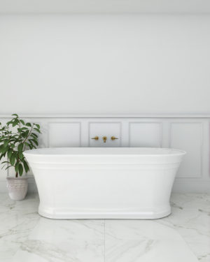 Decina 'Regent' freestanding bath, white, size 1700