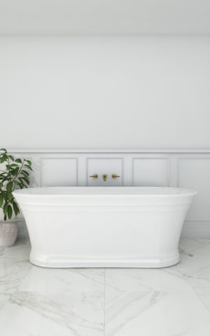 Decina 'Regent' freestanding bath, white, size 1700