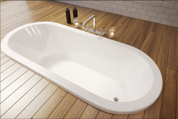 Decina 'Uno' Inset Bath, 1530mm & 1700mm