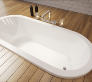 Decina 'Uno' Inset Bath, 1530mm & 1700mm