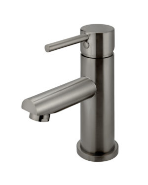 Meir Round Basin Mixer - Shadow PVD Gunmetal Grey finish