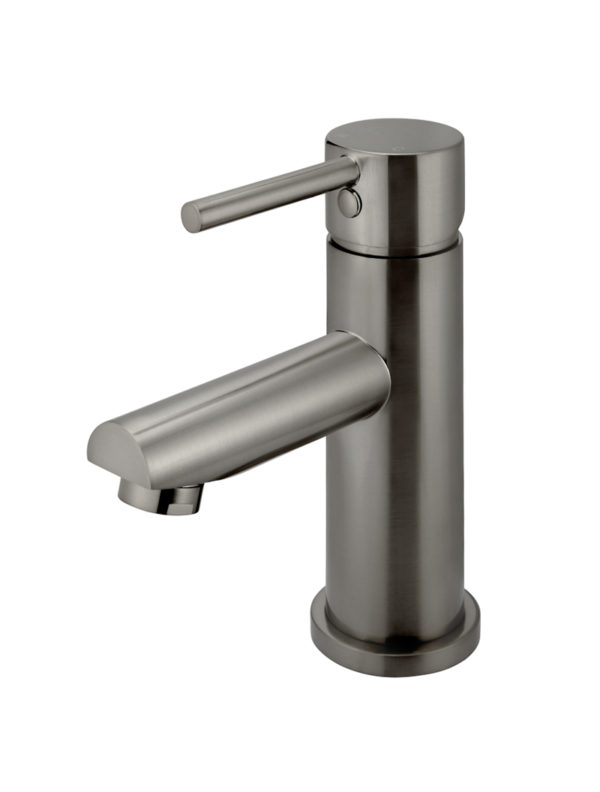 Meir Round Basin Mixer - Shadow PVD Gunmetal Grey finish