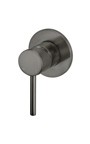 Meir round wall mixer in Shadow PVD finish