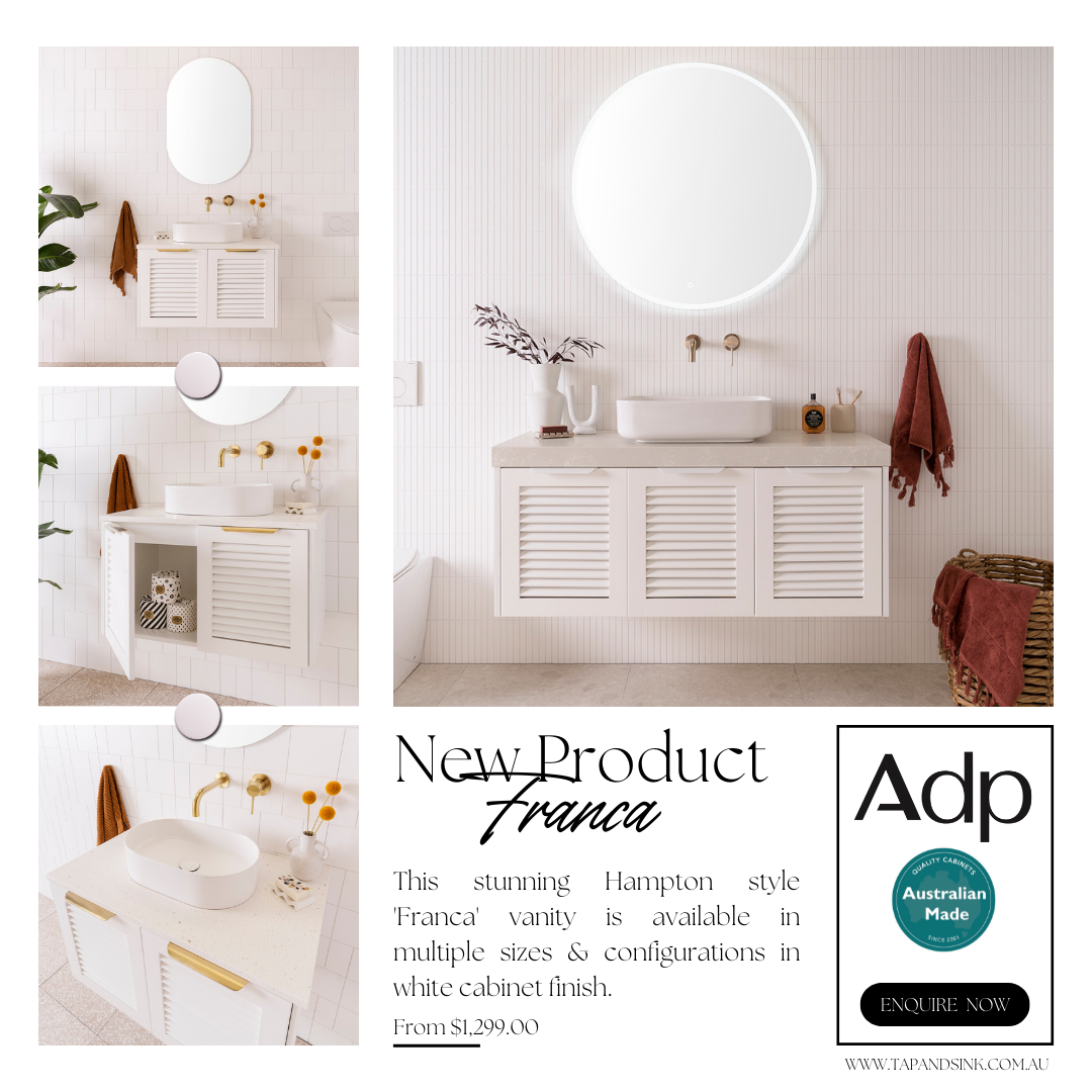 New ADP Vanities Tap & Sink Contemporary Living Pty Ltd