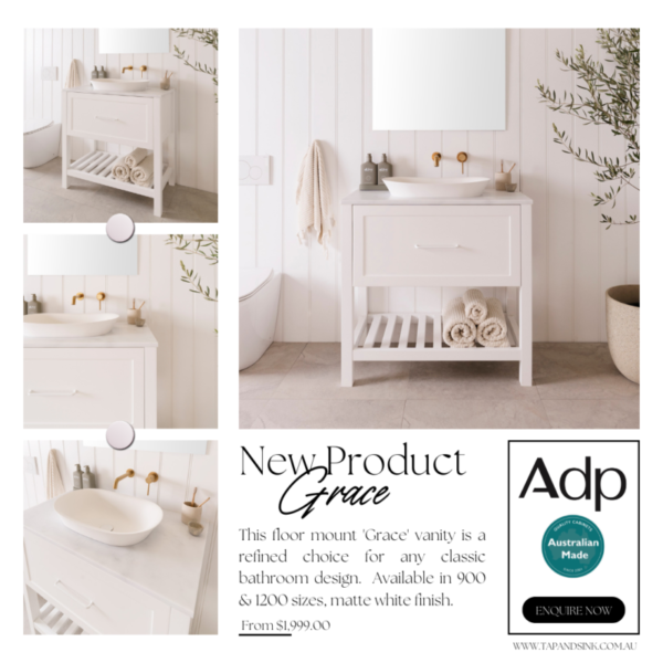 New ADP Vanities Tap & Sink Contemporary Living Pty Ltd
