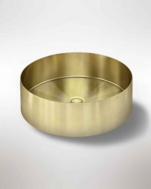 Lavello stainless steel basin - PVD Tiger Bronze Gold