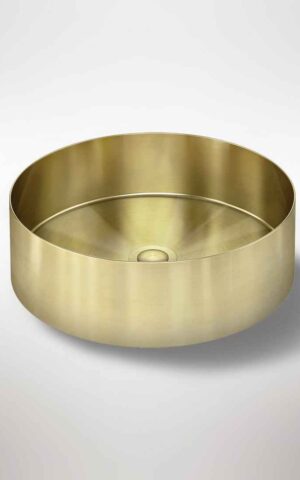 Lavello stainless steel basin - PVD Tiger Bronze Gold