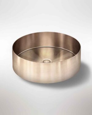 Lavello stainless steel basin - PVD Champagne