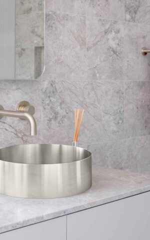 Lavello stainless steel basin - PVD Brushed Nickel