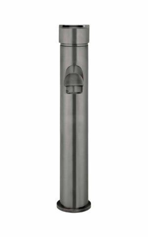 Meir Round Tall Basin Mixer - PVD Gunmetal Grey (Shadow) finish