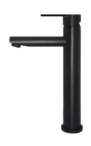 Meir Round Tall Basin Mixer - Matte Black finish