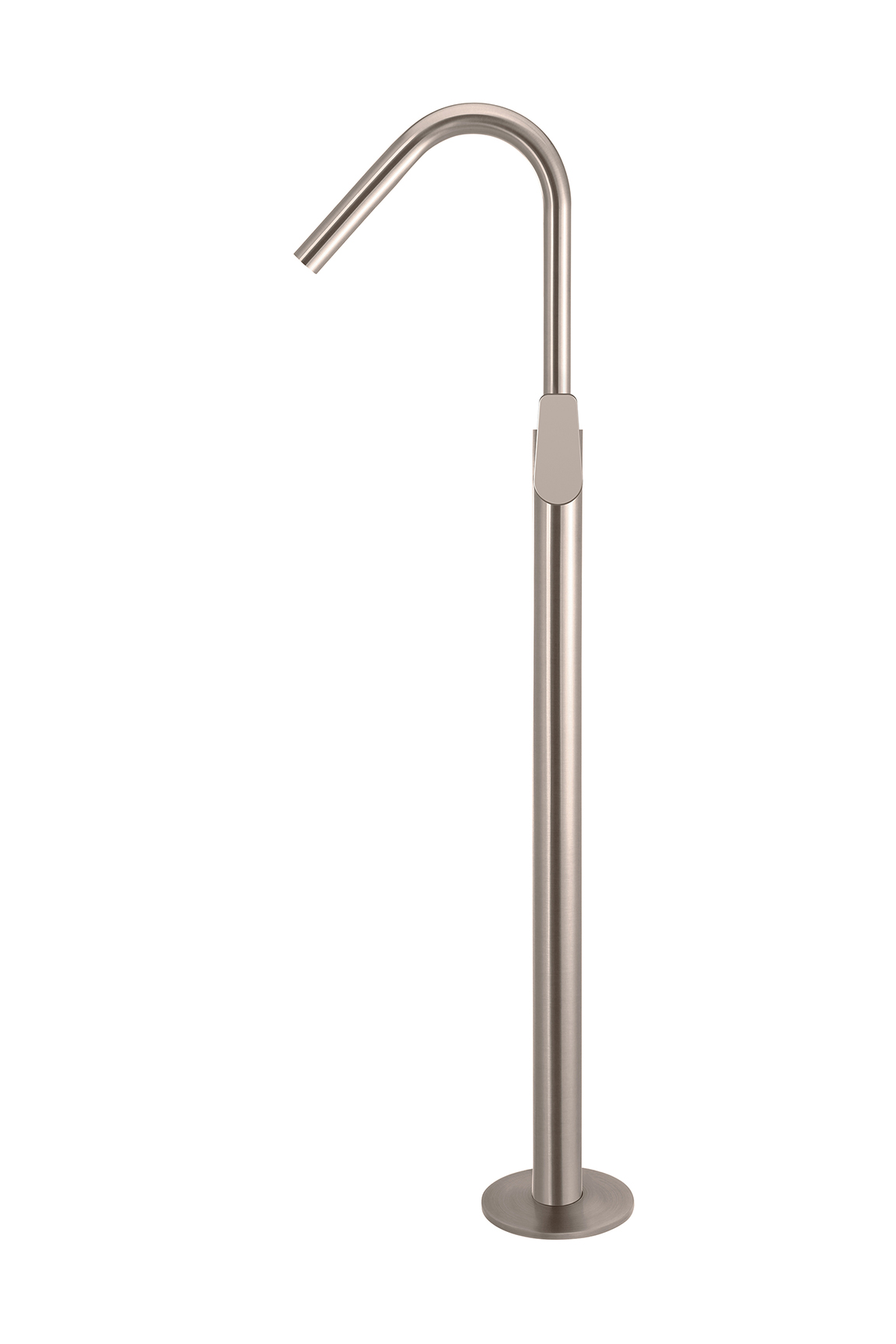 MB09PD-CH_Meir_Champagne_Round_Freestanding_Bath_Spout_and_Hand_Shower_Paddle-2 | Tap & Sink Contemporary Living Pty Ltd Bath Spout & Hand Shower with Paddle - Champagne finish