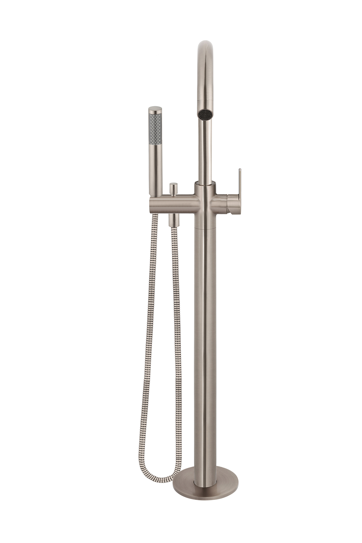 MB09PD-CH_Meir_Champagne_Round_Freestanding_Bath_Spout_and_Hand_Shower_Paddle-3 | Tap & Sink Contemporary Living Pty Ltd Bath Spout & Hand Shower with Paddle - Champagne finish