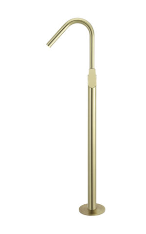 Bath Spout & Hand Shower with Paddle - in PVD Tiger Bronze Gold finish
