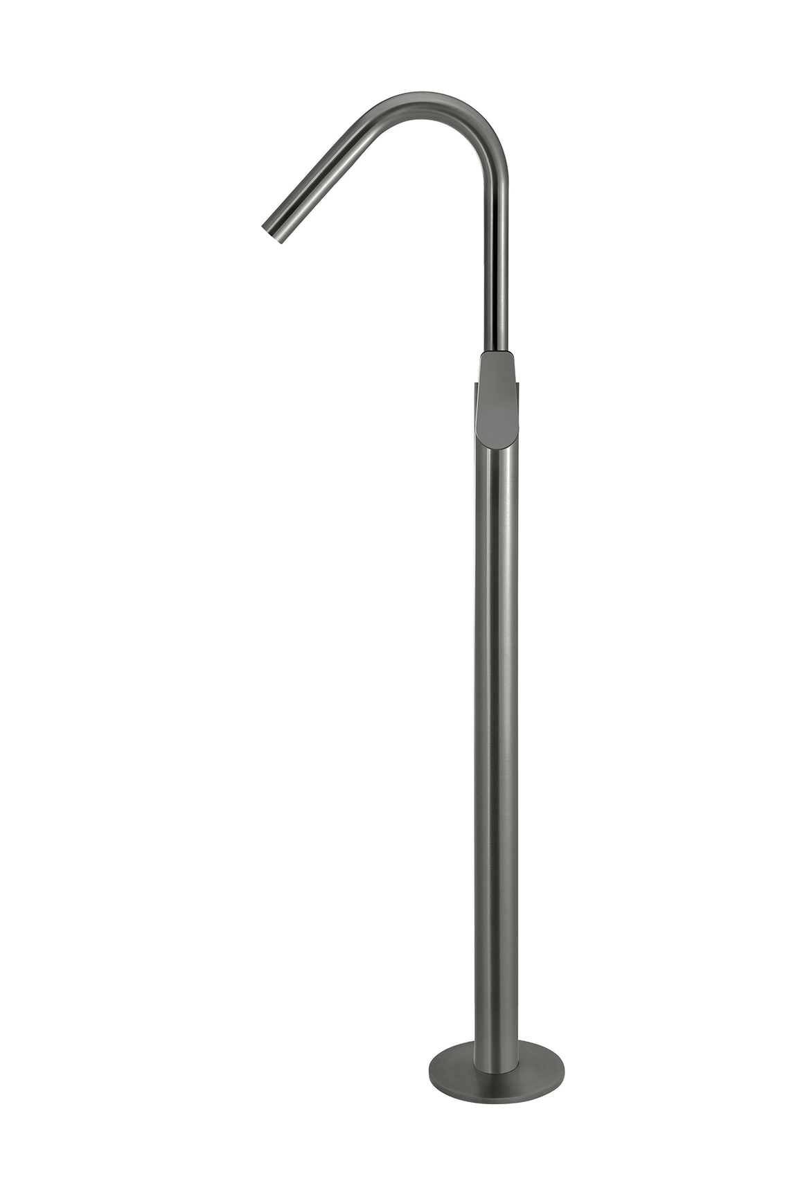 MB09PD-PVDGM_Meir_PVD_Gun_Metal_Round_Freestanding_Bath_Spout_and_Hand_Shower_Paddle-2 | Tap & Sink Contemporary Living Pty Ltd Bath Spout & Hand Shower with Paddle - in PVD Gunmetal Grey (shadow) finish