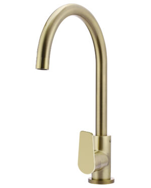 Meir PVD Tiger Bronze Gold Gooseneck Kitchen Mixer Tap