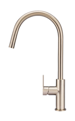 Meir Piccola Pull-Out Kitchen Mixer Tap - Champagne finish