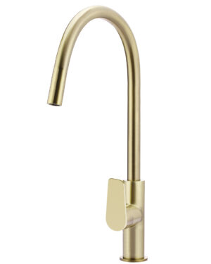 Meir Piccola Pull-Out Kitchen Mixer Tap - in PVD Tiger Bronze Gold finish