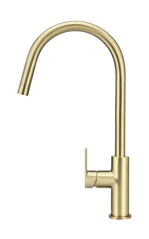 Meir Piccola Pull-Out Kitchen Mixer Tap - in PVD Tiger Bronze Gold finish