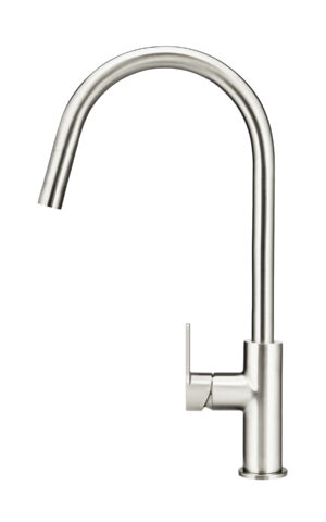 Meir Piccola Pull-Out Kitchen Mixer Tap - PVD Brushed Nickel finish