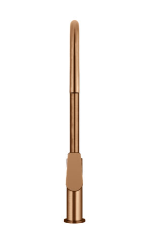 Meir Piccola Pull Out Kitchen Mixer Tap in PVD Lustre Bronze finish. Paddle Range