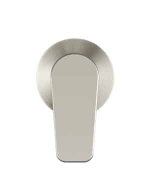 Meir round wall mixer, paddle range - in PVD Brushed Nickel finish