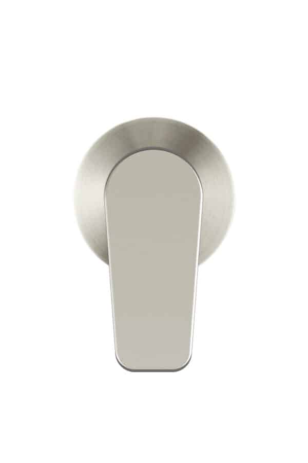 Meir round wall mixer, paddle range - in PVD Brushed Nickel finish