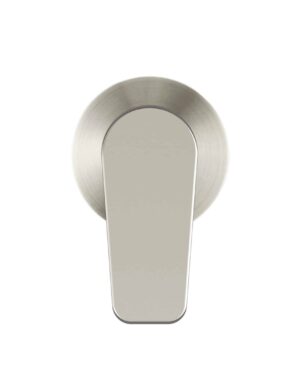 Meir round wall mixer, paddle range - in PVD Brushed Nickel finish