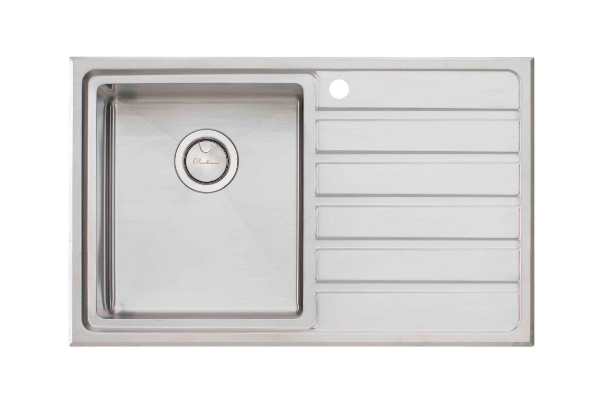 Oliveri ‘Apollo’ Single Bowl Sink with Drainer (L or R)