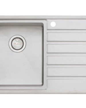 Oliveri 'Apollo' Single Bowl Sink with Drainer