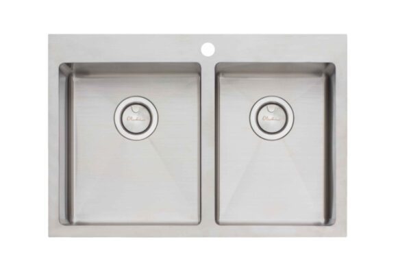 Oliveri 'Apollo' Stainless Steel 1 & 3/4 Bowl Sink