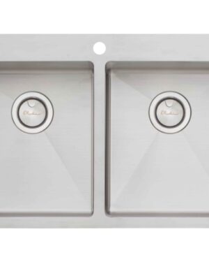 Oliveri 'Apollo' S/Steel Double Bowl Sink