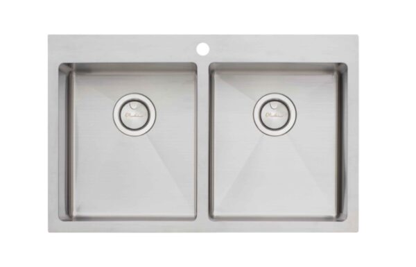 Oliveri 'Apollo' S/Steel Double Bowl Sink