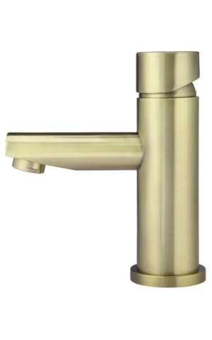 Meir round basin mixer -Pinless range (PVD Tiger Bronze Gold finish)