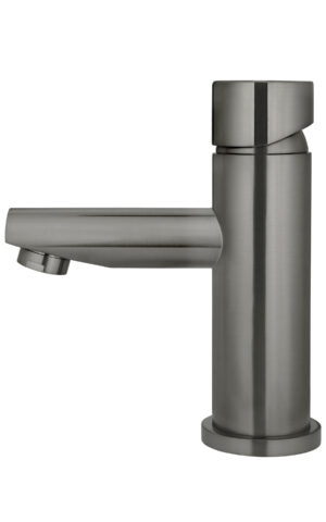 Meir round basin mixer -Pinless range (PVD Gunmetal Grey/ Shadow finish)