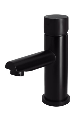 Meir round basin mixer -Pinless range (Matte Black finish)