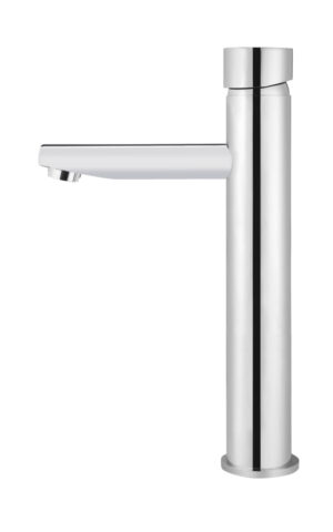 Meir Round Tall Basin Mixer - Pinless Range (Polished Chrome finish)