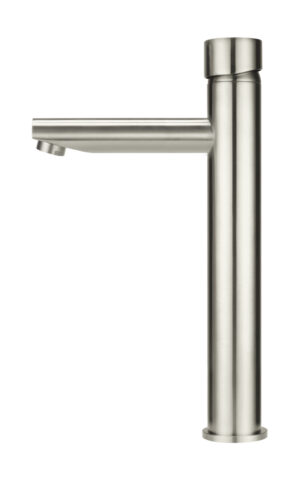 Meir Round Tall Basin Mixer - Pinless Range (PVD Brushed Nickel finish)