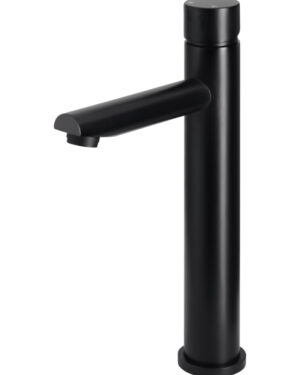 Meir Round Tall Basin Mixer - Pinless Range (Matte Black finish)