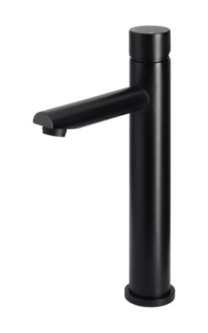 Meir Round Tall Basin Mixer - Pinless Range (Matte Black finish)