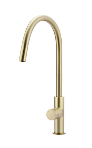 Meir Round Piccola Pull Out Kitchen Mixer Tap - Pinless Range (PVD Tiger Bronze Gold finish)