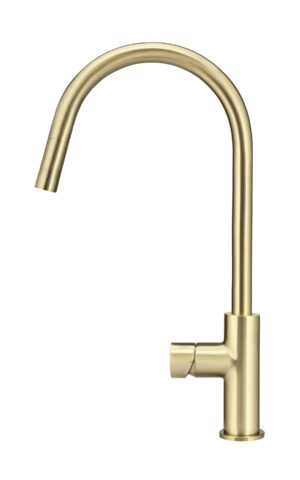 Meir Round Piccola Pull Out Kitchen Mixer Tap - Pinless Range (PVD Tiger Bronze Gold finish)