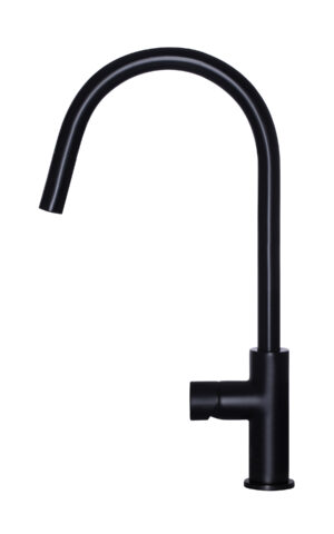 Meir Round Piccola Pull Out Kitchen Mixer Tap - Pinless Range (Matte Black finish)