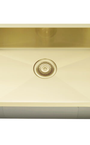 Lavello Kitchen Sink - Single Bowl (760x440mm) in PVD Tiger Bronze Gold finish