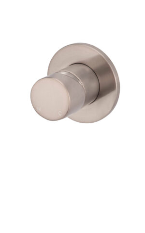 Meir Round Wall Mixer - Pinless Range (Champagne finish)