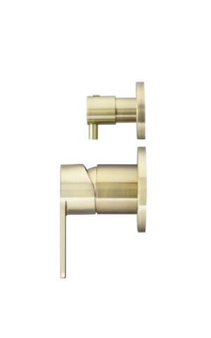 Meir Round Diverter Mixer - Pinless Range (PVD Tiger Bronze Gold finish)